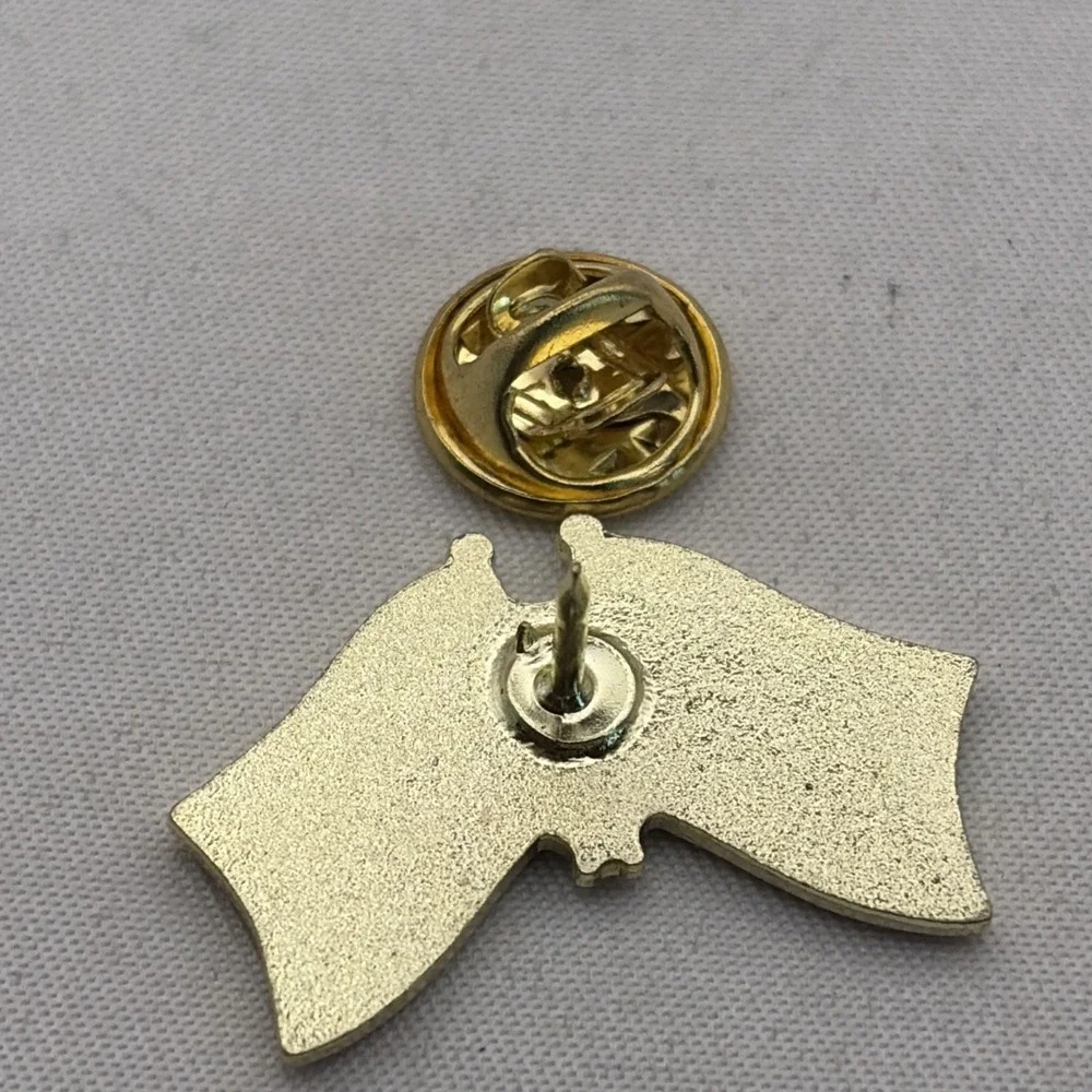 United States Of America Mexico Crossed Flags Lapel Hat Pin